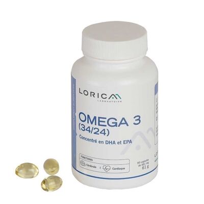 Natürliches Nahrungsergänzungsmittel - Omega 3 (34/24)