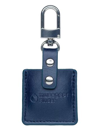 musegear finder 2 avec étiquette en cuir (bleu marine) 1