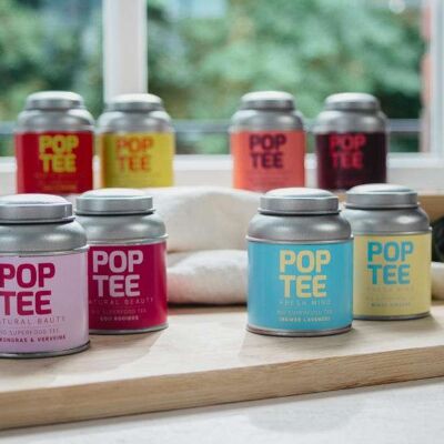 POP tea starter set - organic superfood tea with Red Dot Design Award