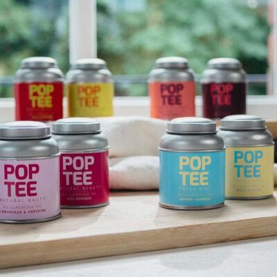 POP tea starter set - organic superfood tea with Red Dot Design Award