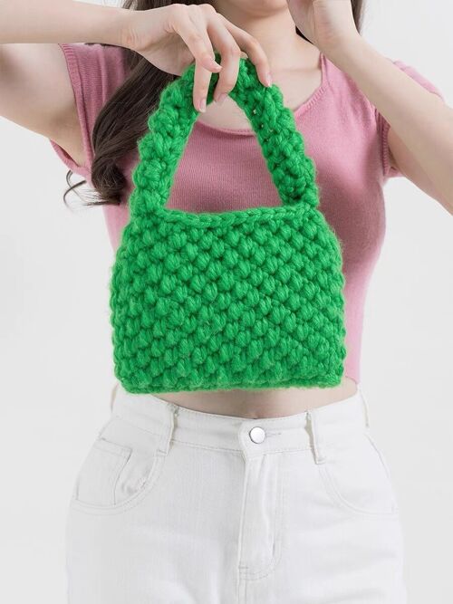 Handmade Knitting Crochet Bag