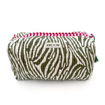 sac cosmétique fait main « Desert Zebra » 13