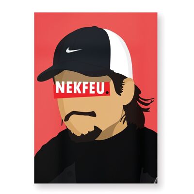 Nekfeu poster - 30X40 cm