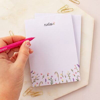 Notes Wild Flower A6 Desk Pad