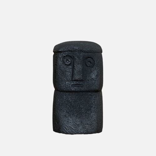 Maun Kik Haat Stone Statue Black