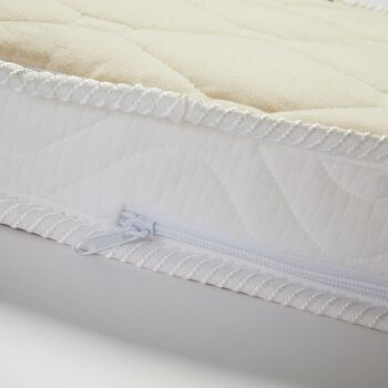 Matelas en coton bio Naturel Ovale 3