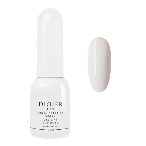 Green Reactive VEGAN Gel Like Top Coat Didier Lab, 10ml