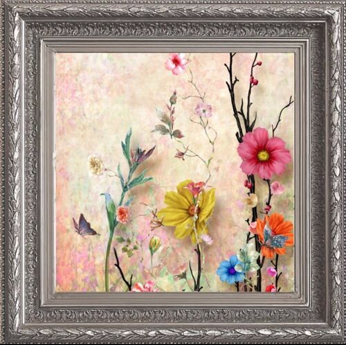 English Garden Flowers Outdoor Wall Art