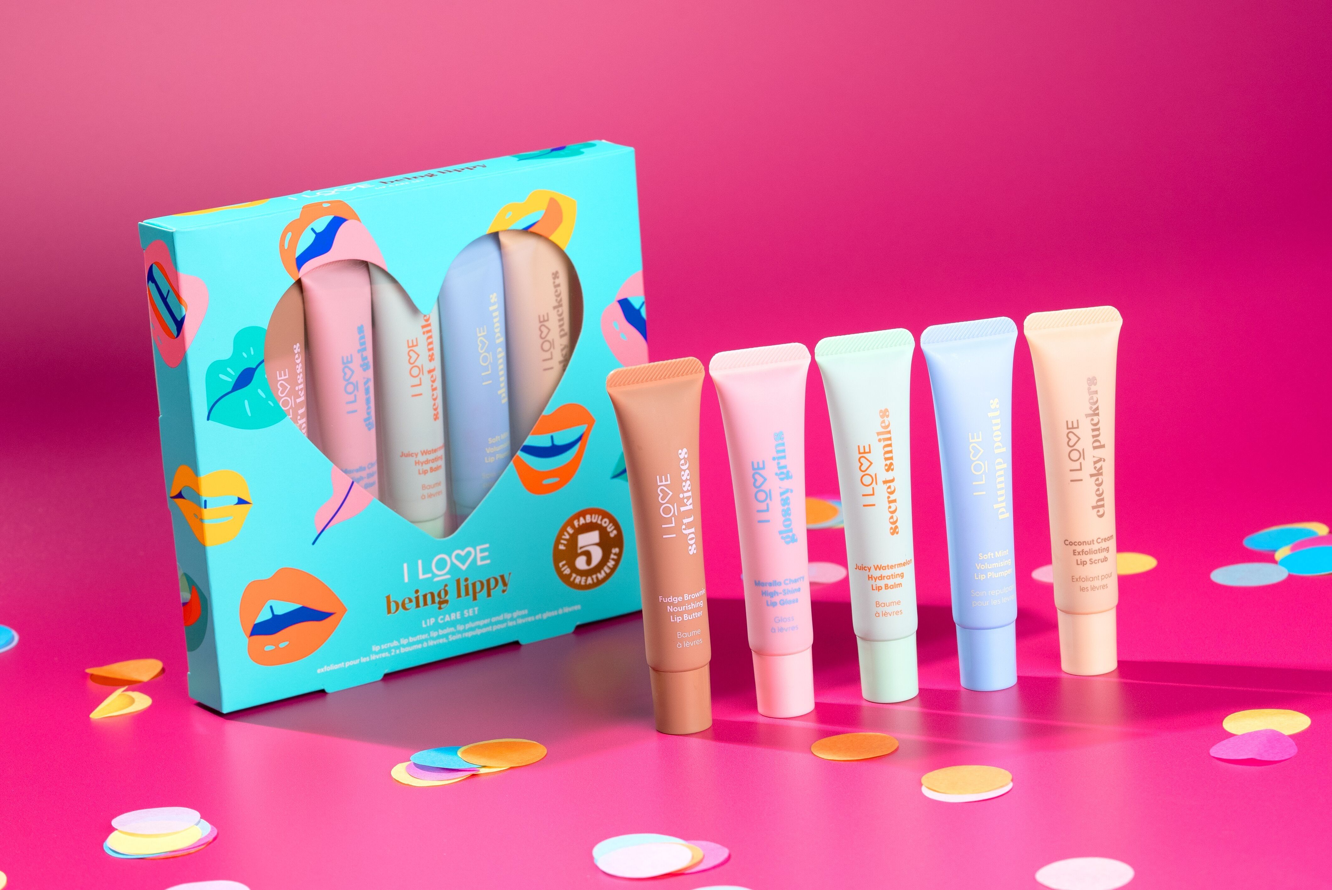 I Love Being Lippy 3-teiliges Set