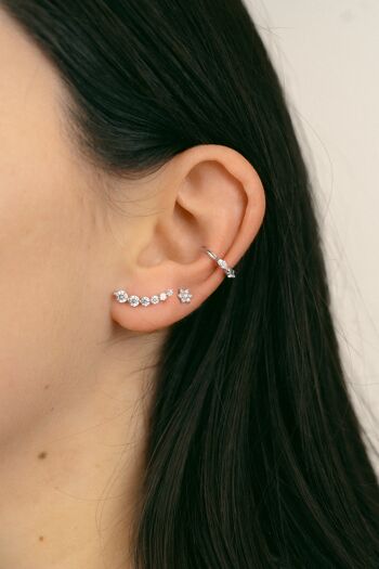 Earcuff Juliette - Argent 2