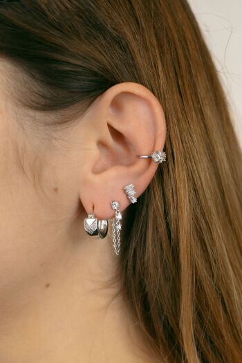 Earcuff Lindsay - Argent 2