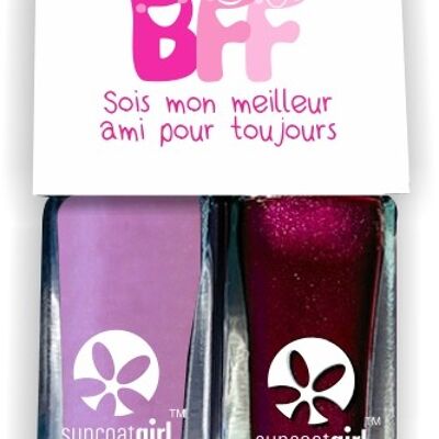 BFF Besties Duo de vernis Violet + violet foncé