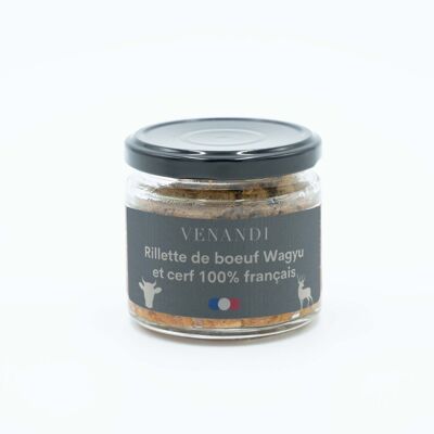 Wagyu Beef Rillette and 100% French deer (90g)