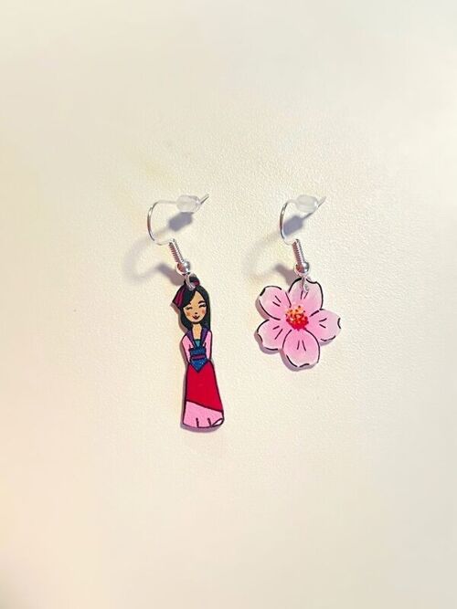 Boucles d'Oreilles Mulan