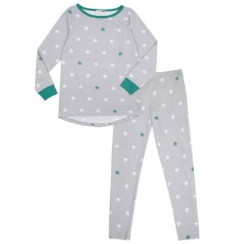 Pyjama Mama étoiles / gris - S 1