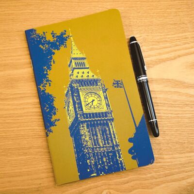 Cuaderno A5 - Big Ben de Londres - 64 páginas a rayas
