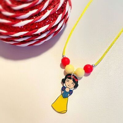 Snow White Cord Necklace