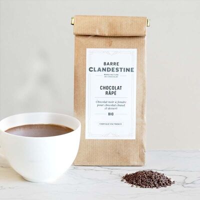 Chocolat en poudre pour chocolat chaud grand cru, bean to bar