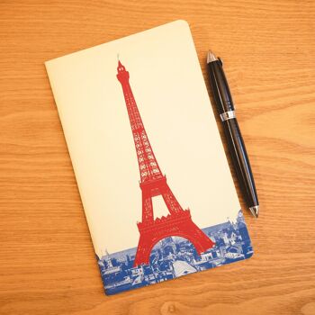 Carnet A5 - Paris Tour Eiffel - 64 pages lignées 1