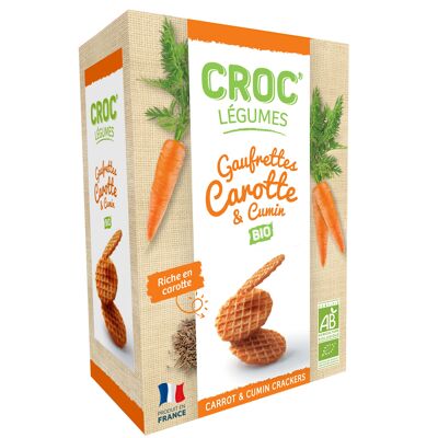 Croc' verdure carota cumino BIOLOGICO 40g