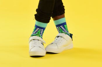 Chaussettes Dashiki Enfant (bleu) 4