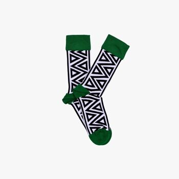 Chaussettes Triangles (Vert) 2