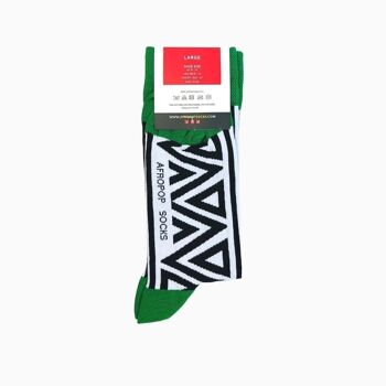 Chaussettes Triangles (Vert) 4