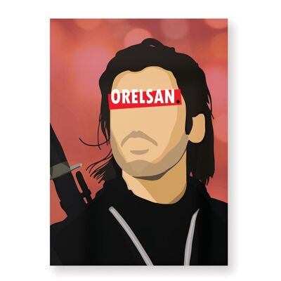 Orelsan-Poster – 30 x 40 cm