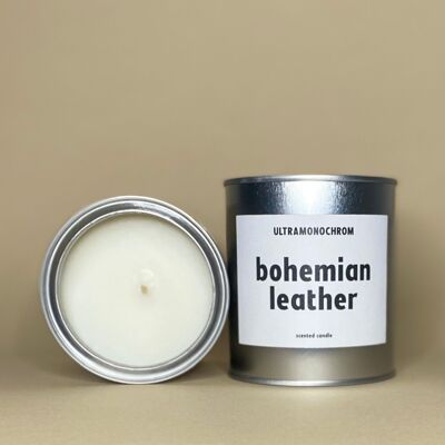 Bohemian Leather scented candle