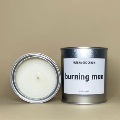 Burning Man scented candle