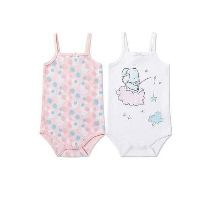 Baby girl bodysuit in 2-piece set