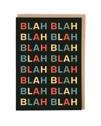 Blah Blah Blah Carte de vœux