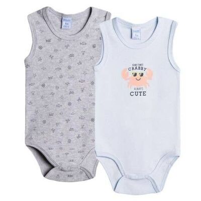 Baby 2 Piece Set-100% Cotton, Crab