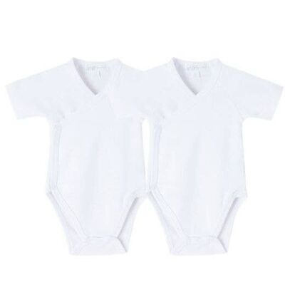 Set of Basic Cotton Baby Bodysuits 2 units