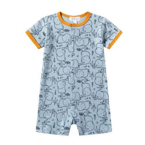 Pijama De Bebé Niño Para Verano-Estampado