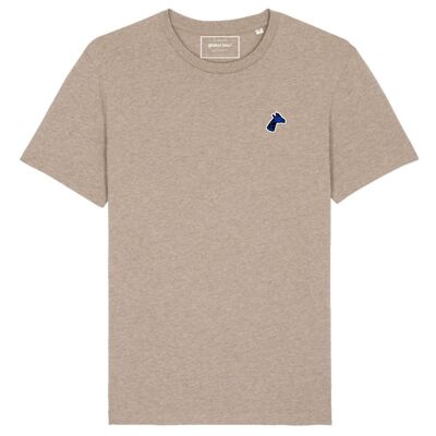 Sand logo embroidered t-shirt