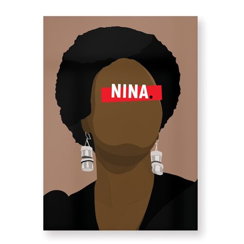 Affiche Nina Simone - 30X40 cm
