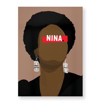 Affiche Nina Simone - 30X40 cm 1