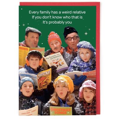 Weird Relative Christmas Card