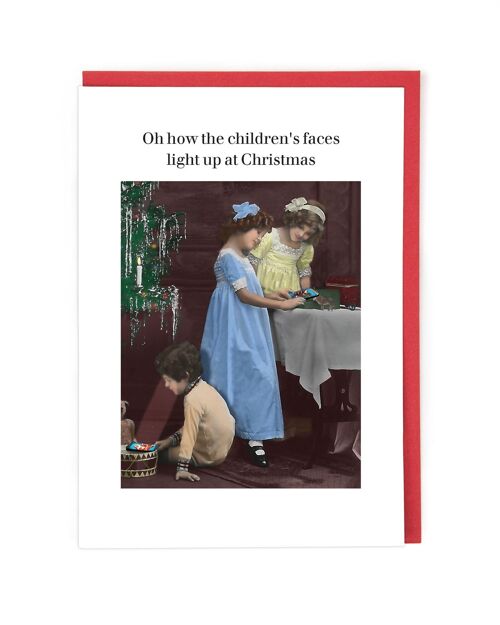 Light Up at Christmas Card