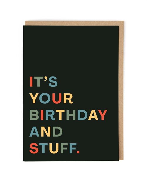 Birthday And Stuff Birthday Card