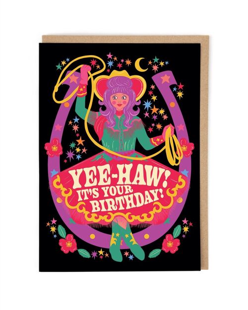 Birthday Cowgirl Birthday Card