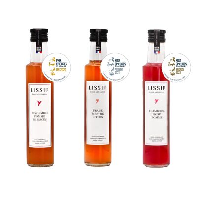 “Epicures Prize” Pack – Assortment of our 3 medal-winning syrups