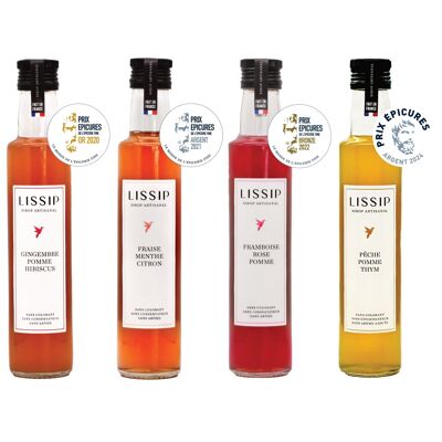 “Epicures Prize” Pack – Assortment of our 4 medal-winning syrups