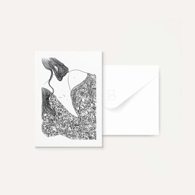 Postkarte - Die Blume A6
