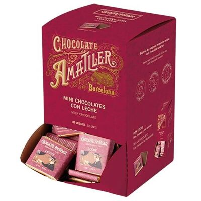DISPENSER OF MILK CHOCOLATE NAPOLITAINS 5g - 100 Neapolitans