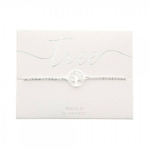 Classic Bracelet - Silver Plated - Tree Of Life