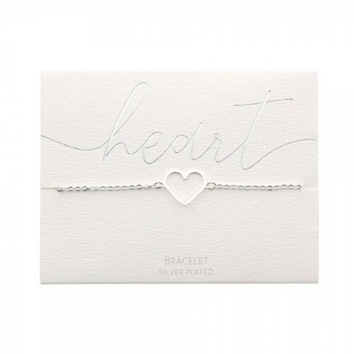 Classic Bracelet - Silver Plated - Heart