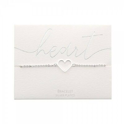 Classic Bracelet - Silver Plated - Heart