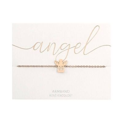 Bracelet - Rose Gold Plated - Angel